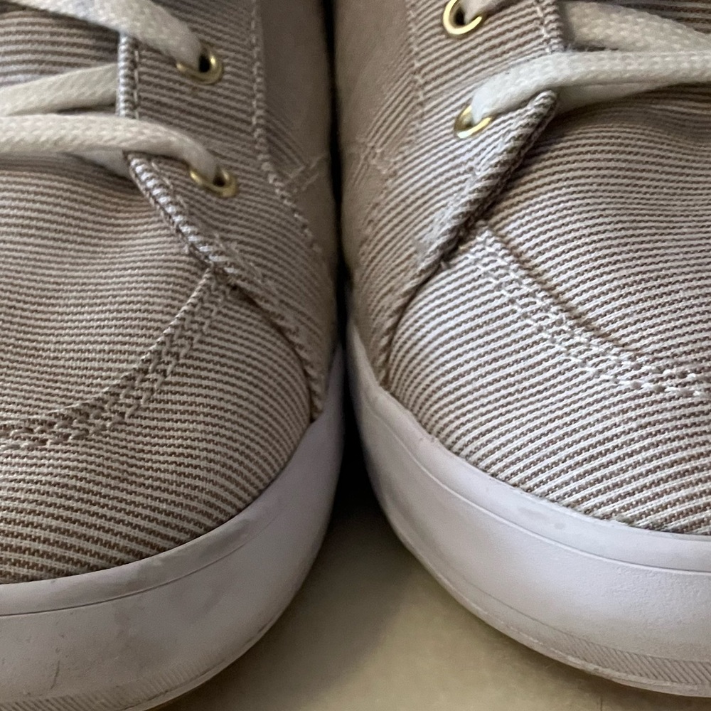 Keds Tan and White Sneakers- Women's 10W - Picture 5 of 11